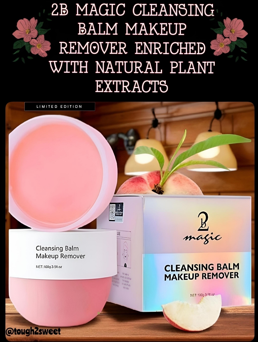 🆕2B MAGIC CLEANSING BALM MAKEUP REMOVER ENRICHED WITH PLANT EXTRACTS